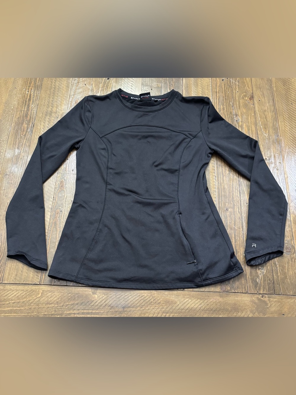 Spyder Active Black Women's Long Sleeve Performance Top